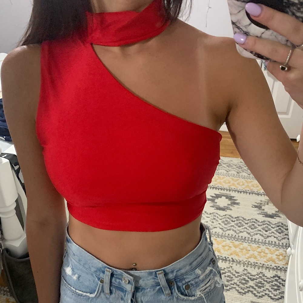 NWT SUPERDOWN Regina Asymmetrical Top